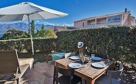 Mare location avec jardin vue mer et montagne plage et port à 2 pas